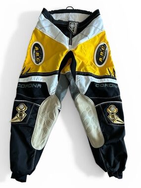 Corona Arc Racing Men's Yellow & Black Performance Pants - 34
